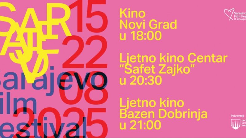 Program 31. Sarajevo Film Festivala u općini Novi Grad