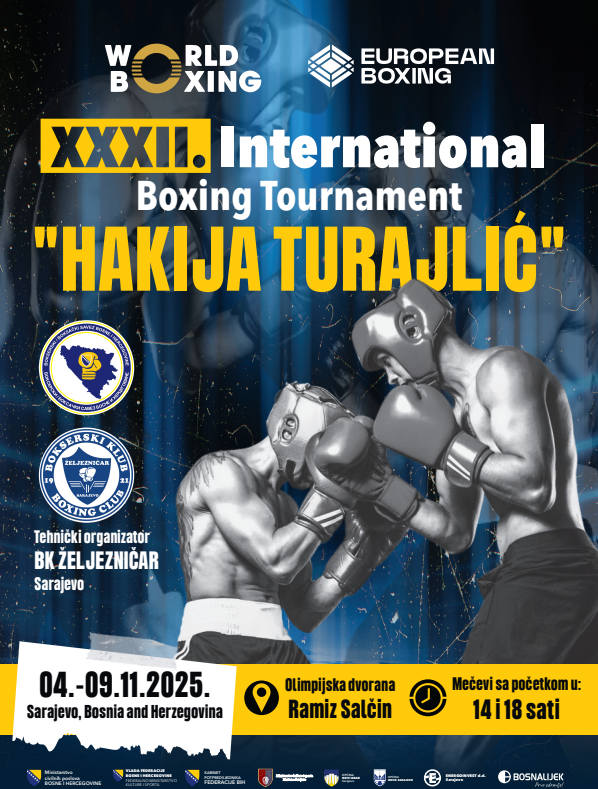 Read more about the article Bokseri iz cijelog svijeta na turniru ‘Hakija Turajlić’ u dvorani Ramiz Salčin