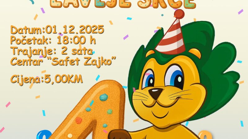 Igraonica „Lavlje srce“ slavi 4. rođendan!