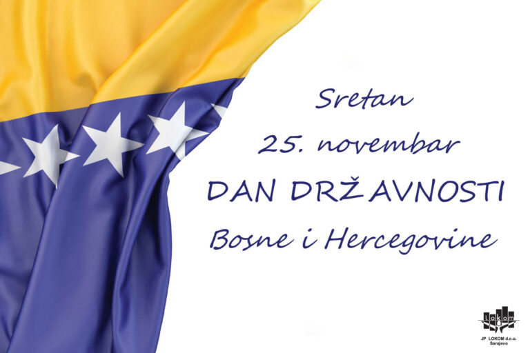 Read more about the article Sretan Dan državnosti Bosne i Hercegovine!