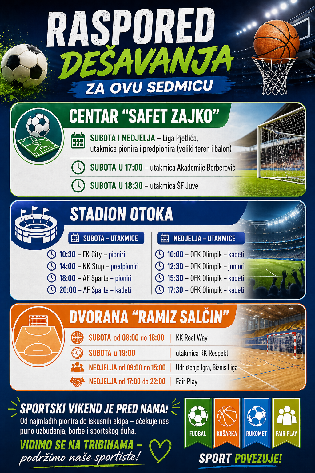 You are currently viewing Sportski vikend je pred nama!