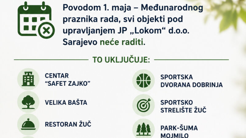 OBAVJEŠTENJE