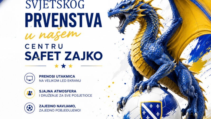  GLEDANJE SVJETSKOG PRVENSTVA U CENTRU “SAFET ZAJKO”