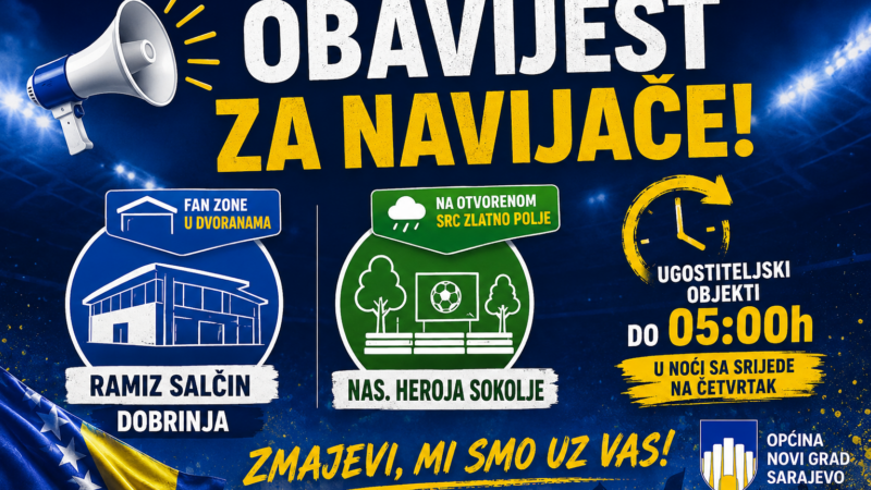 OBAVIJEST ZA NAVIJAČE
