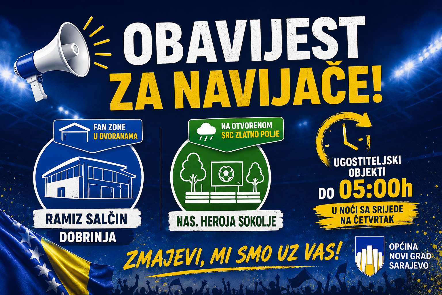 Read more about the article OBAVIJEST ZA NAVIJAČE