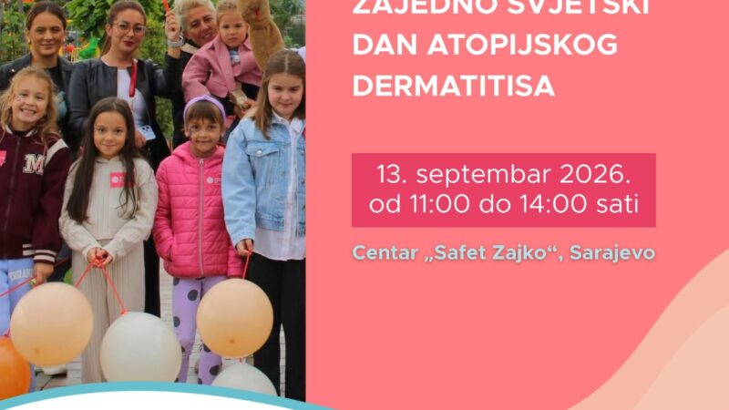 SVJETSKI DAN ATOPIJSKOG DERMATITISA U CENTRU „SAFET ZAJKO“